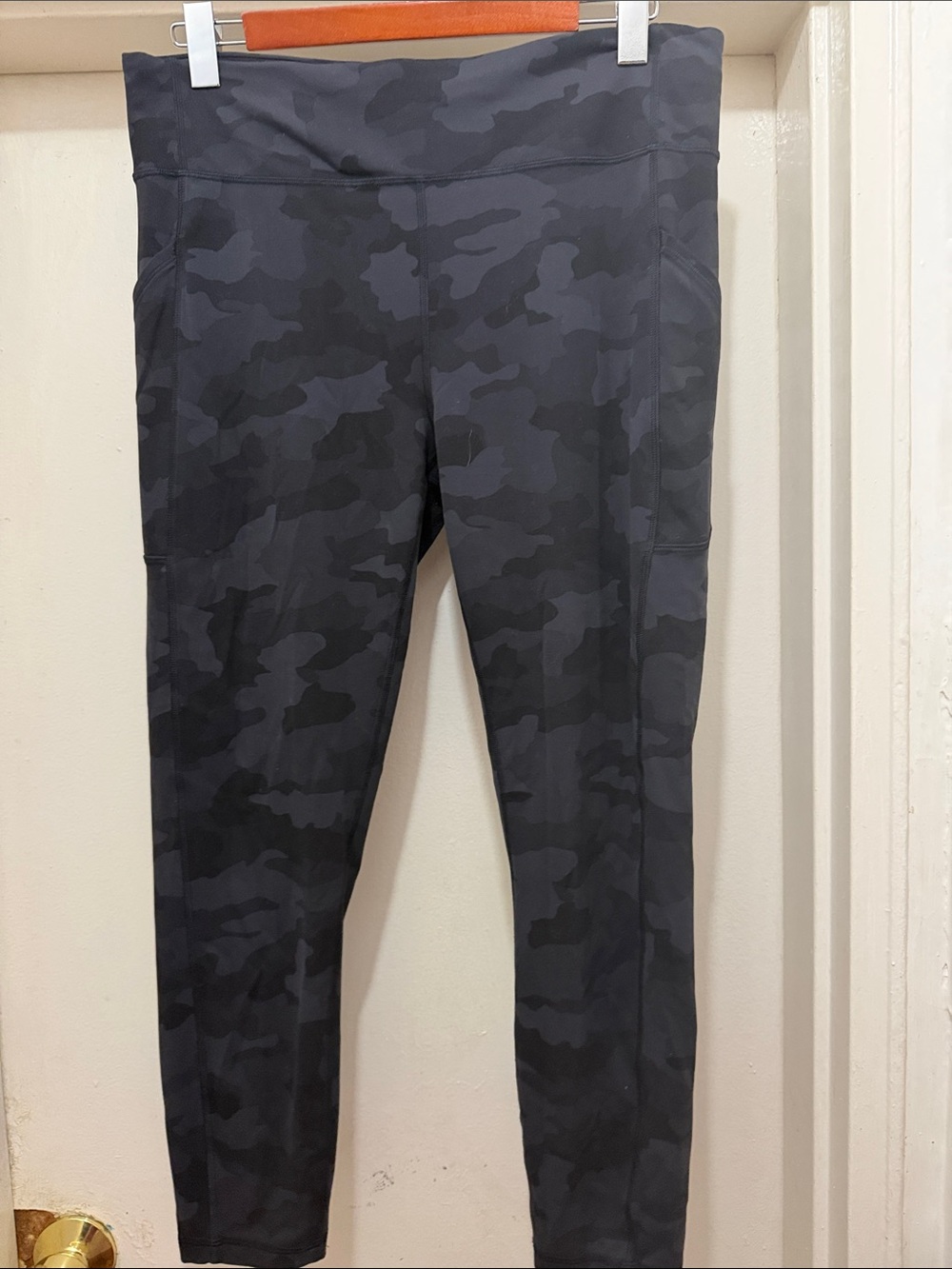 lululemon athletica Black/Grey Camo Leggings